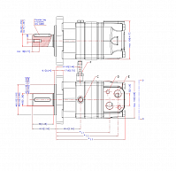 Гидромотор OMS EM 80 с датчиком скорости 151F3020